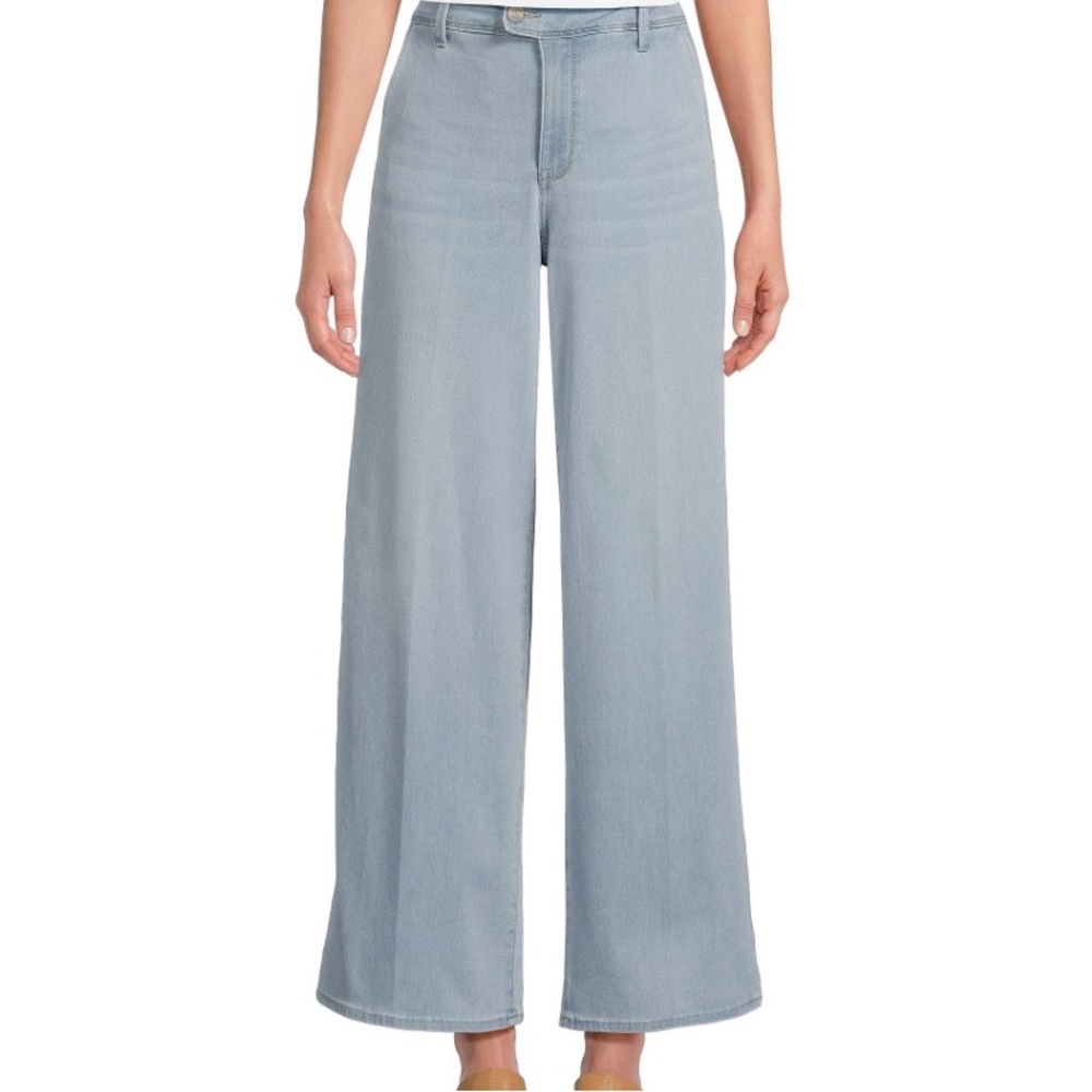 NYDJ Mona Wide Leg Trouser Denim Jeans In Oceanfront